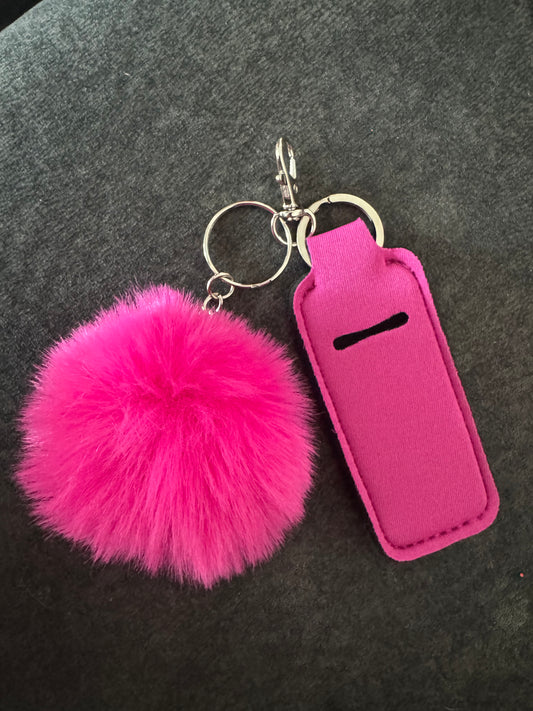 Pom W/ Chapstick Holder