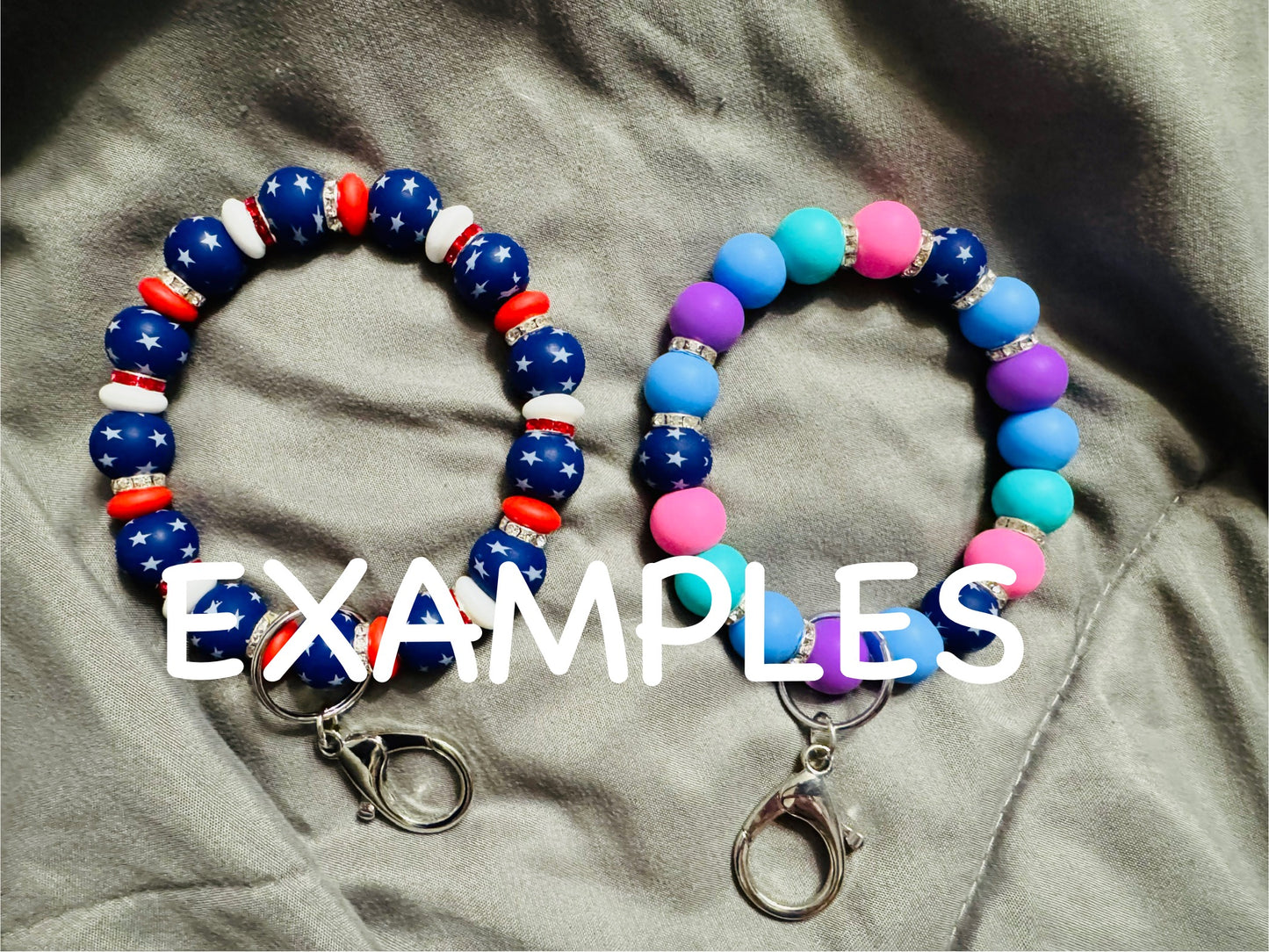 Wristlet w/ Pom&Chapstick Holder